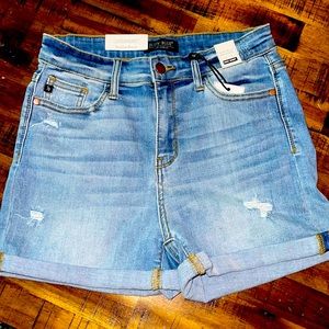 Judy Blue Distressed Jean Shorts